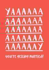 Yaaaaaay You're Getting Married Card created by Poppet and Moose