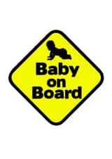 Baby on board created by @sammie.illustrates