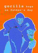 Gorilla hugs on Father’s Day  created by Charlotte Eldred