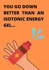 Cheeky energy gel Anniversary card created by Mad Funny