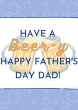 Beer Father's Day card created by Margot Hill