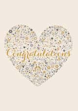 Congratulations - Engagement or Wedding card created by Ellie's Little Studio