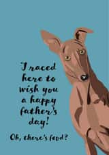 Greyhound Father's Day Card created by Sassy Sarah