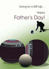 Father's Day Bowling card created by Jackie Ponwaye Design