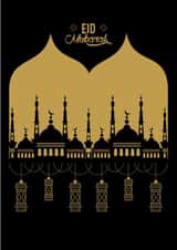 Eid Mubarak card created by BOO DESIGN