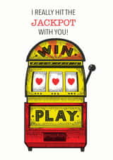 Hit the Jackpot Anniversary card created by hannah turpin