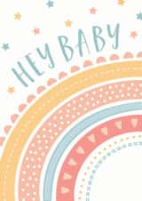 New Baby Cute Rainbow Card 1001 created by Daisy & Bumble