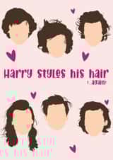 Funny Harry Styles Pun Card created by HipArtDesigns