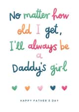Daddy's Girl Father's Day Card created by Kimberley Rose Studio