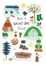 Great Outdoors Father's Day Dad created by Lindsay loves to draw