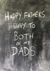 Happy fathers day to both of my dads. created by Hot Balloon Art