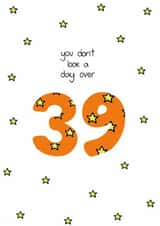 Milestone 40th Birthday Card created by Liv Groves Illustration