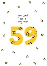 Milestone 60th Birthday Card created by Liv Groves Illustration