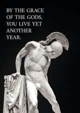 Mythological birthday card created by Inspire Inc