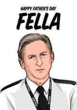 Fella Line of Duty Father's Day Card created by All Things Banter