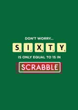 60 sixty Birthday Card 9657 created by Kayenaat