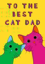 The Best Cat Dad created by Embers and Ink