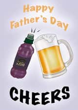 Cheers Fathers Day Card created by Cheeky LouLou