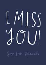 I Miss You Card created by ems le tocq