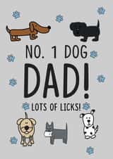 No.1 Dog Dad created by Luella York