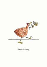 Happy Birthday Hen created by Catriona Phillips