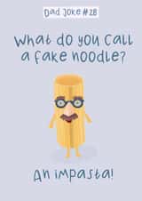 Dad Joke Father’s Day - Impasta created by Pink Sky Studios