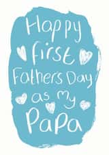 First Father's day card for Papa created by Alexia Claire