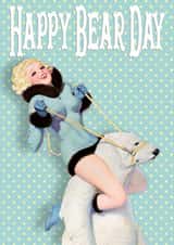 Happy Bear Day card created by CardandFast