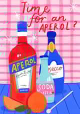 Time for an Aperol? created by Jessica Smith Illustration