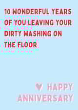 10 Wonderful Years - Anniversary Card created by @Laura Lonsdale Designs