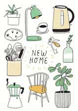 New Home household objects card created by Nic Farrell