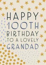 Happy 100th Birthday Grandad created by Juniper and Rose Studio