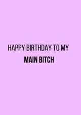 main one birthday card created by Scollections