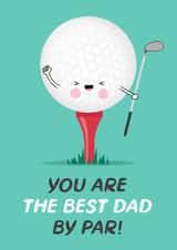 Best Dad By Par Father's Day Card created by Design By Day
