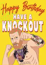 Conor Mcgregor Birthday KO Card created by NATHAN CARDINAL