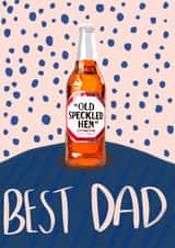 Best Dad Fathers day card created by Alice Clarke