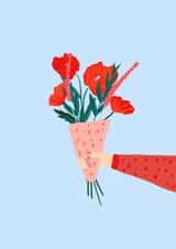 Pretty Contemporary Flower Bouquet created by Alice Clarke