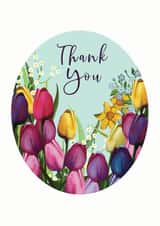 Thank you tulip Card created by HelenFaerieArt