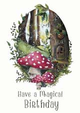 Magical Forest Birthday Card created by HelenFaerieArt