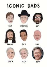 Personalised Father's Day Photo Card created by davidhydefierce - Funny Tv Soap Photo Card / Father's Day Card / Birthday Card - Iconic Dads