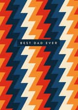Best Dad Ever, Modern Card created by Lucrecia Caporale