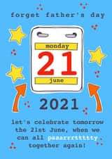 Forget Father’s Day 21st June card created by Charlotte Eldred