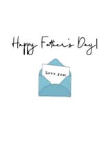 Love You Father's Day Message created by Ruby Wren Designs