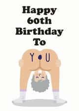 Rude 60th Birthday Card created by Studio Boketto