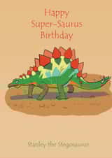 Happy birthday dinosaur lover 1000 created by CoolArt2021