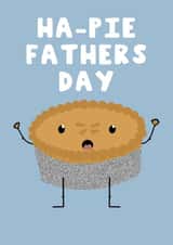 Happy Father’s Day pie card created by Jonny  Vinyl
