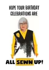 All Sewn up! Birthday card created by Stephanie Scala