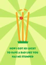 Cricket Dad Father's Day or Birthday Card created by Frankie Jackson