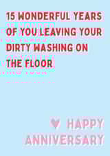 15 Wonderful Years - Anniversary Card created by @Laura Lonsdale Designs