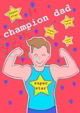 Father’s Day champion dad created by Charlotte Eldred